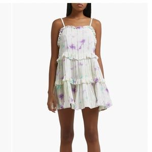 Frill Ruffle Beach Minidress by River Island